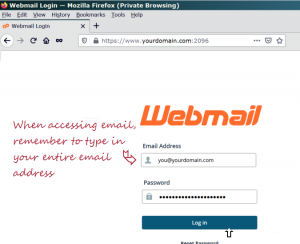 Secure Access to Webmail