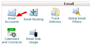 cPanel email accounts