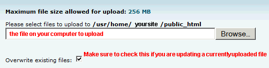Your FTP Upload Utility